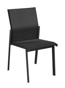 Chaise DELIA graphite/noir