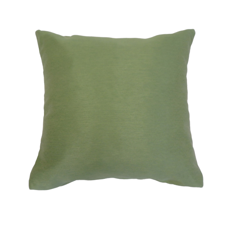 Coussin déco déhoussable Nojo vert - 40x40cm