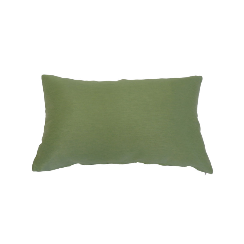 Coussin déco déhoussable Nojo vert - 50x30cm