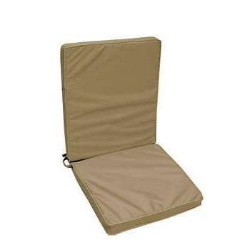 Coussin dossier, coloris taupe, polyester