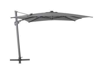 Parasol Halo en toile anthracite avec LED - 300x30