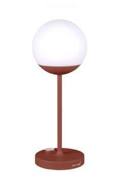 Lampe Moon nomade H. 41 Ocre rouge