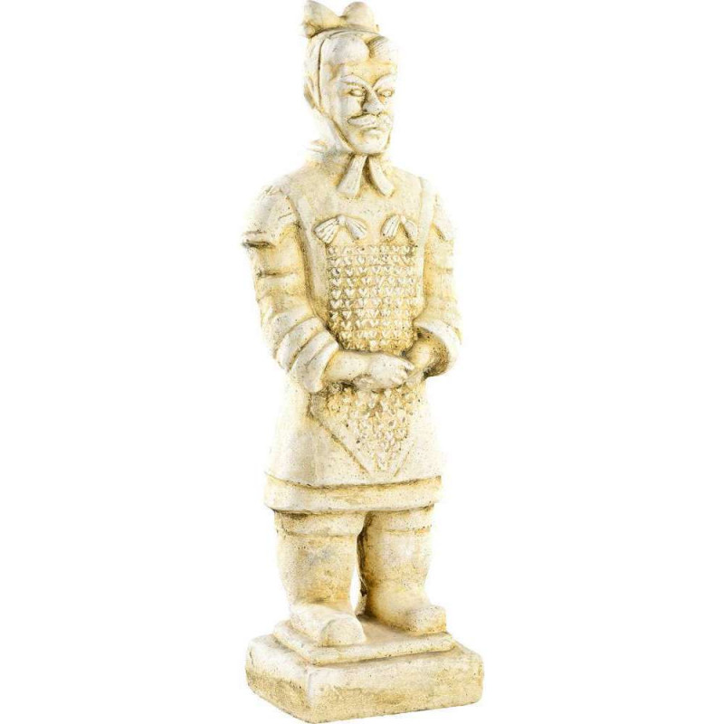 Statue ton ciré vieilli - H. 49cm