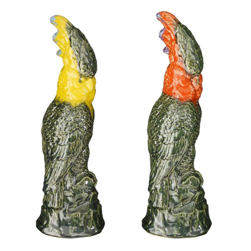 Statue Cacatoès, 2 couleurs possibles - L. 11,5xl.