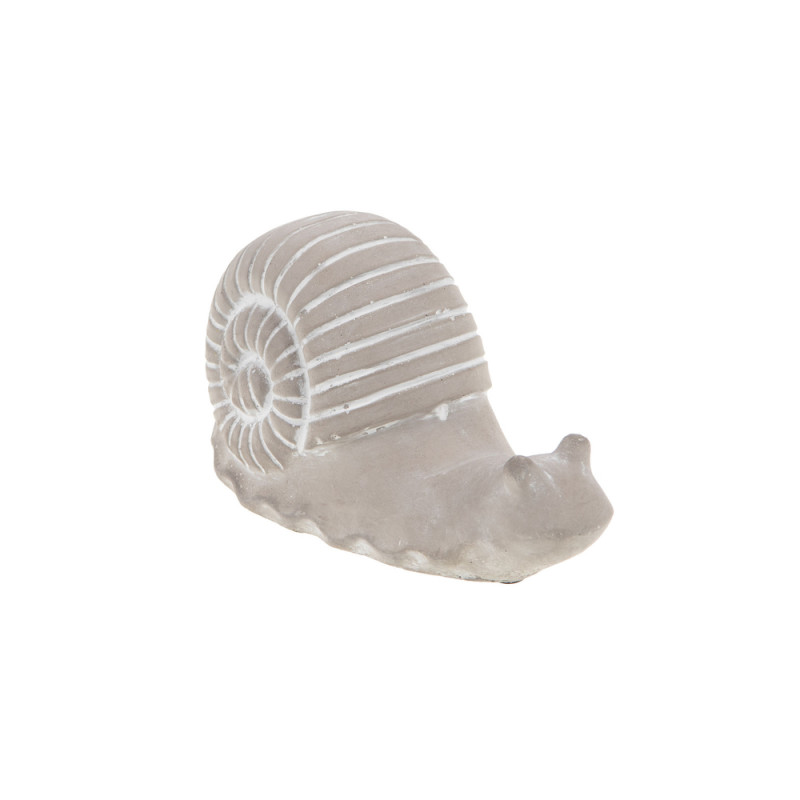 Statue escargot en pierre - L. 17xl. 7,5xH. 8cm