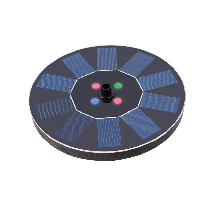 Fontaine solaire flottante LED, couleur changeante