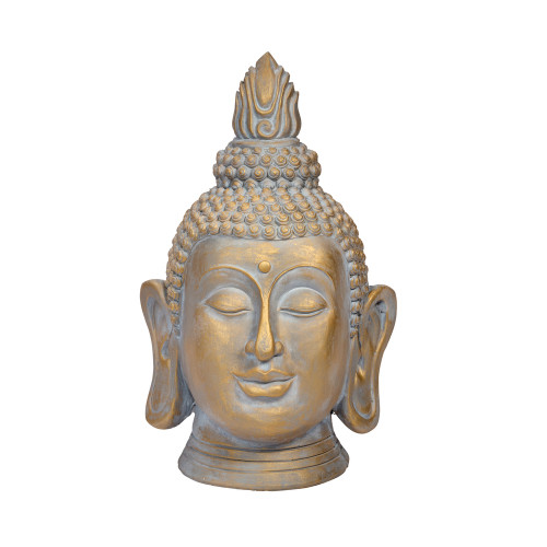 Sujet Tête de Buddha XL, en céramique - L50xl32xH5