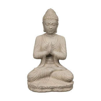 Décor de jardin : Statue Bouddha assis H. 49,5 cm