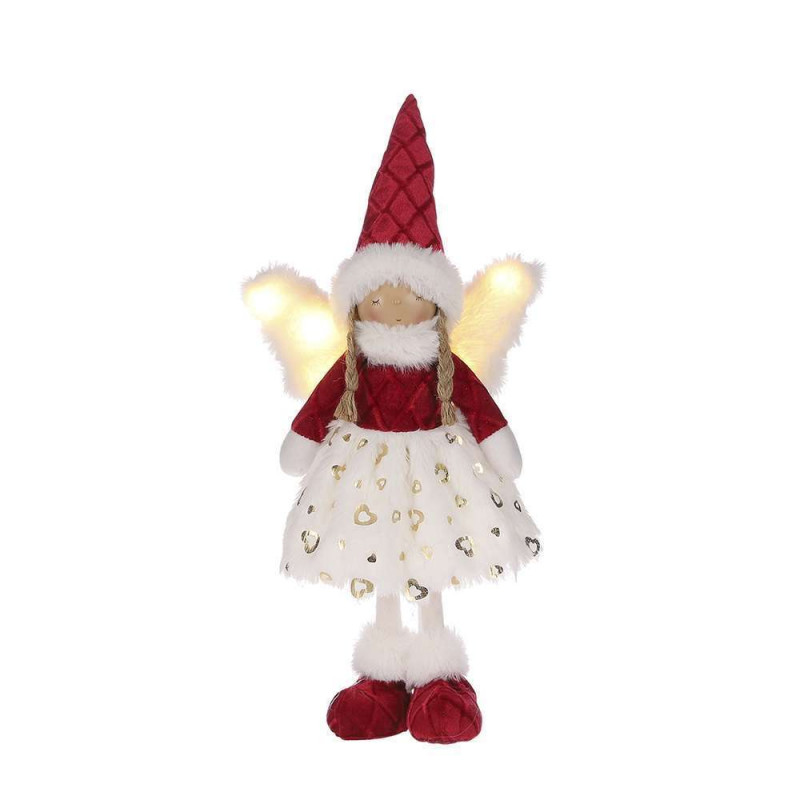 Ange blanc led H. 38 cm