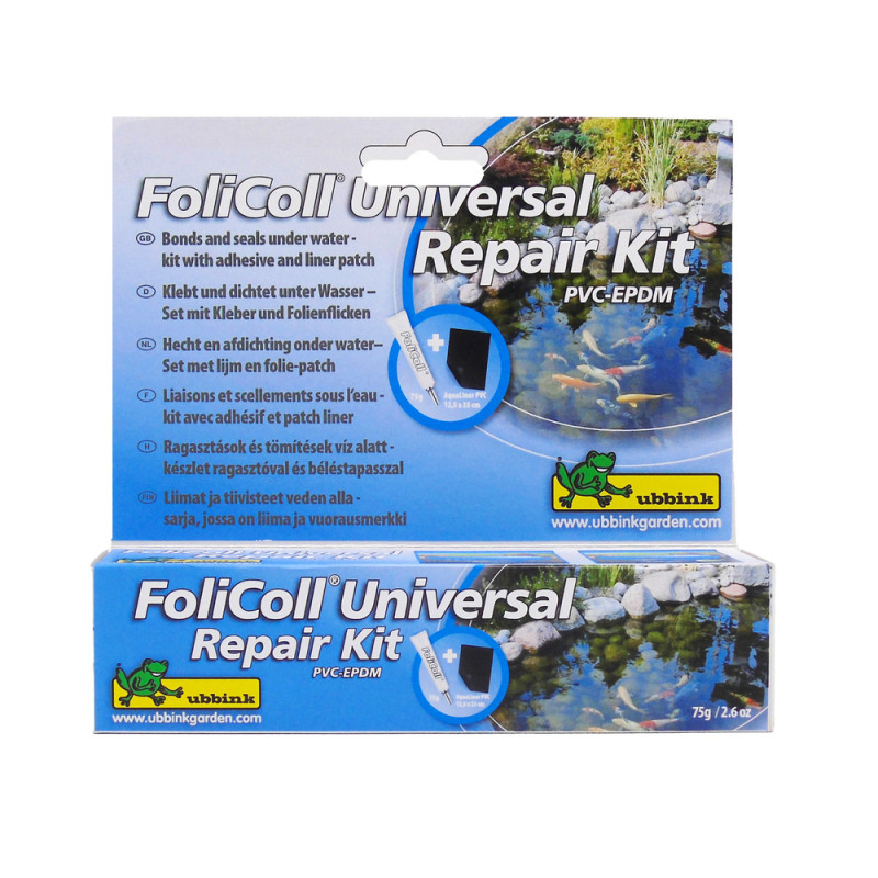 Kit de réparation de la bâche d'étang folicoll 75