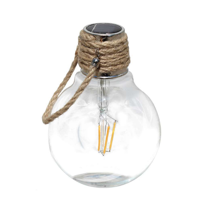 Ampoule solaire à LED Swing en verre avec cordon n