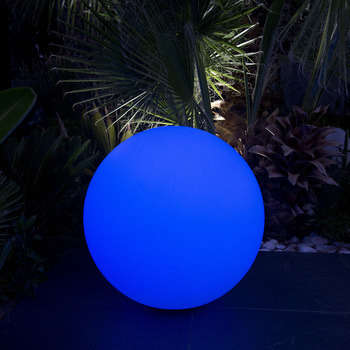 Boule lumineuse multicolore Ø40cm + télécommande