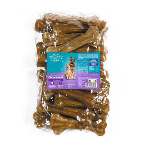 Os pressés 15cm pour chien Truffy nutrition x25 pi