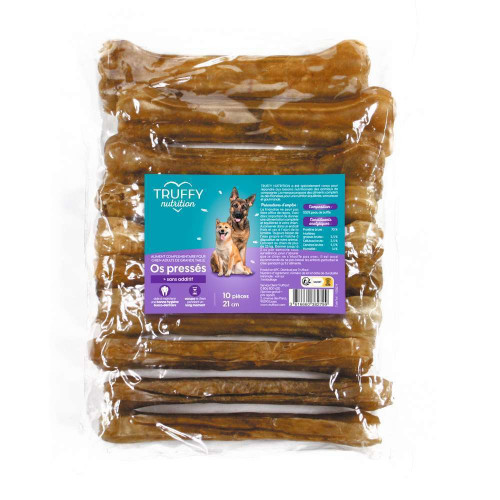 Os pressés pour chien Truffy nutrition 21cm x 10 p