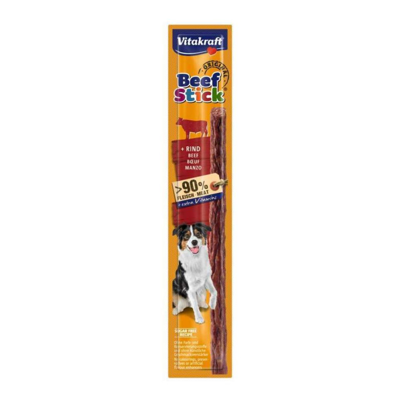 Beef Stick au buf, friandise pour chien en bâtonn