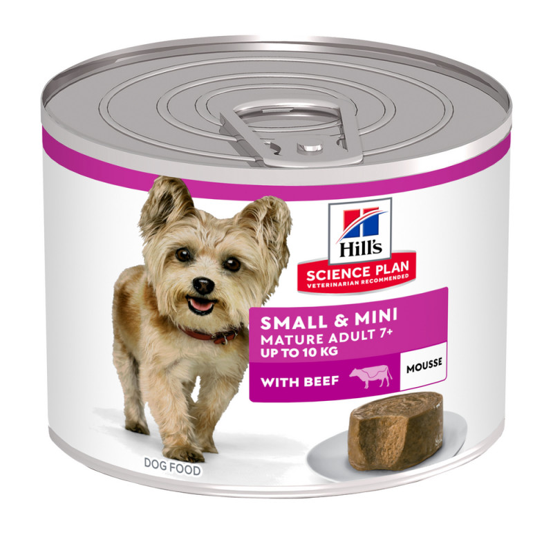 Mousse pour chien 7 ans + taille Small et Mini au