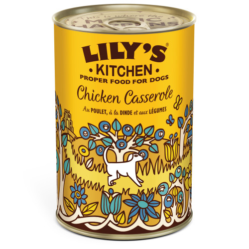 Pâtée pour chien : Chicken Casserole, poulet, dind
