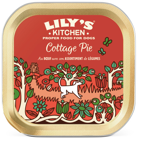 Terrine pour chien : Cottage Pie, buf et légumes