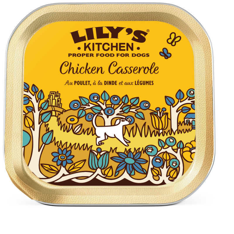 Terrine pour chien : Chicken Casserole, poulet, di