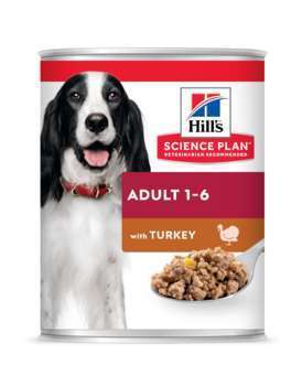 Boîte Science Plan à la dinde pour chien - 370 g
