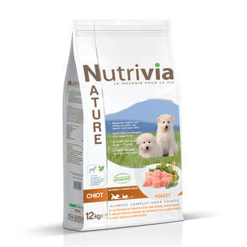 Aliments complet chiot Nutrivia: 12kg