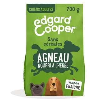 Croquette chien 700g agneau/légume