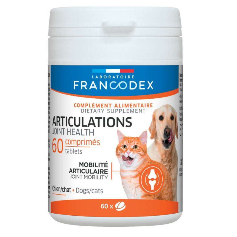 Comprimés articulations pour chien et chat  x60