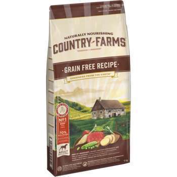 Croquettes CountryFarms adulte, 11kg : poulet