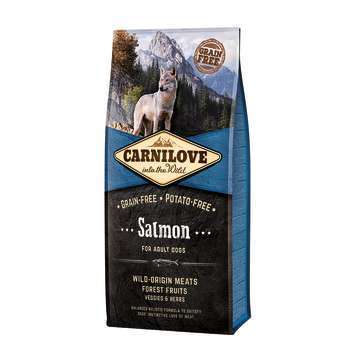 Croquettes chien adulte au saumon - 12 kg