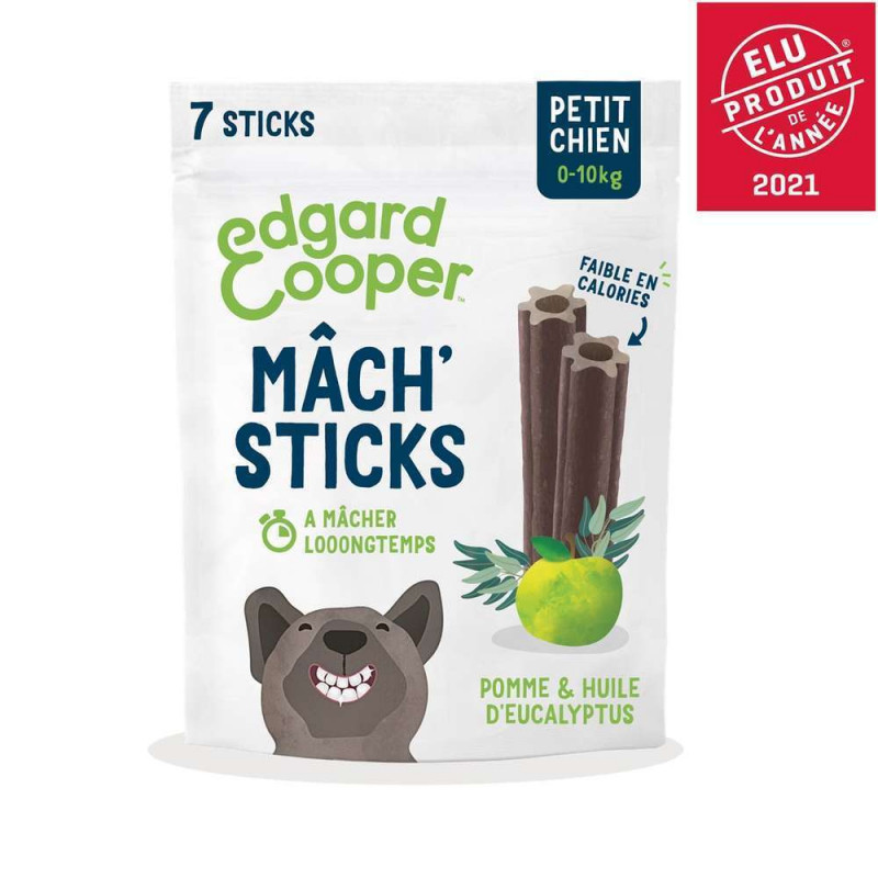 Mâch'Sticks Petit Chien Pomme & Huile Eucalyptus 1