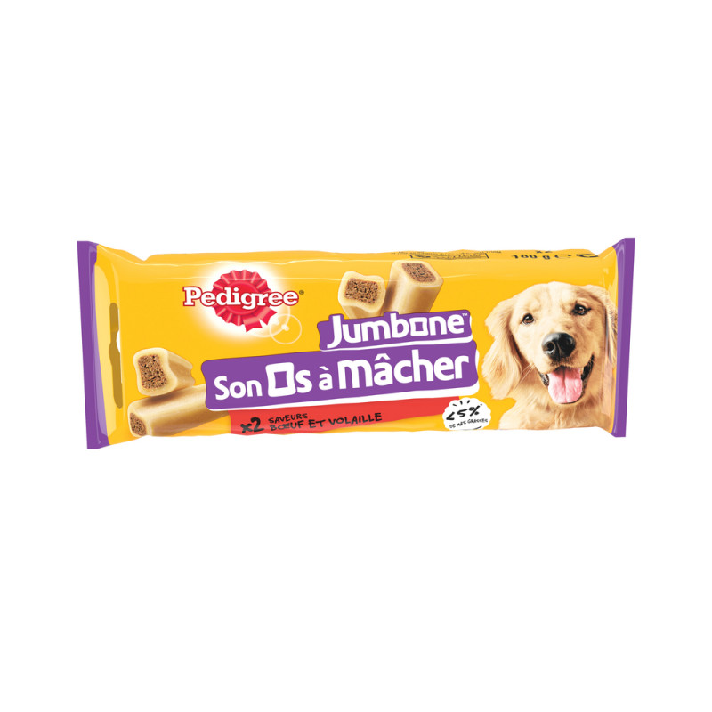Friandises Jumbone-Son os à mâcher buf & volaille