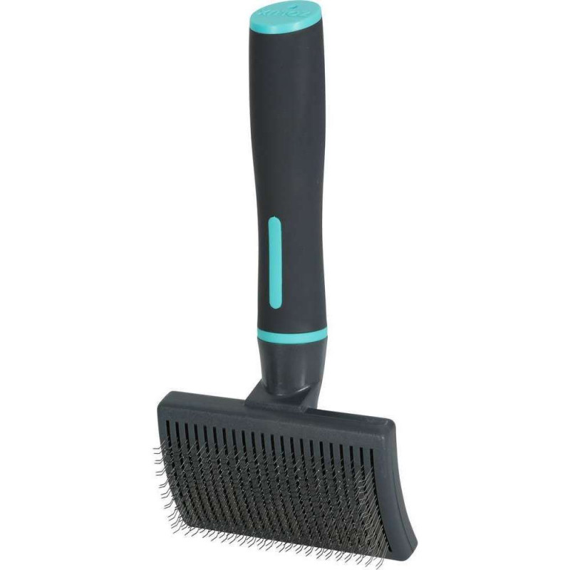 Brosse Anah slicker rétractable pour chien M
