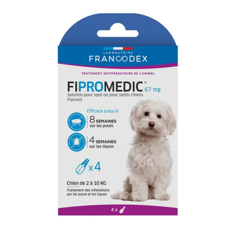 Pipette antiparasitaire Fipromedic chien