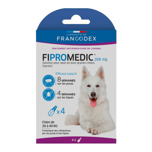 Pipette antiparasitaire Spot-on Fipromedic 67mg gr