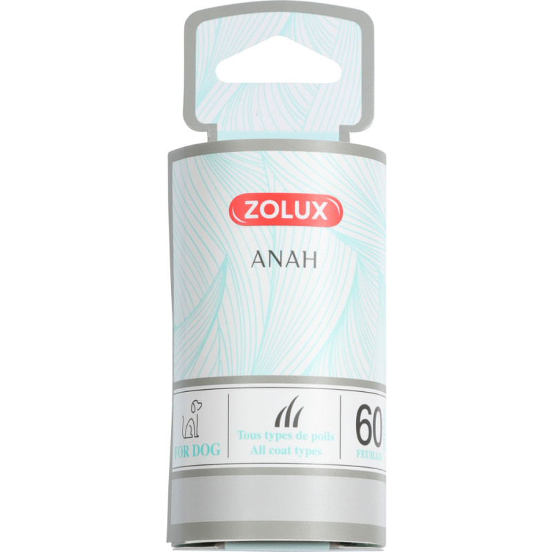 Recharge rouleau ramasse poils Anah pour chien