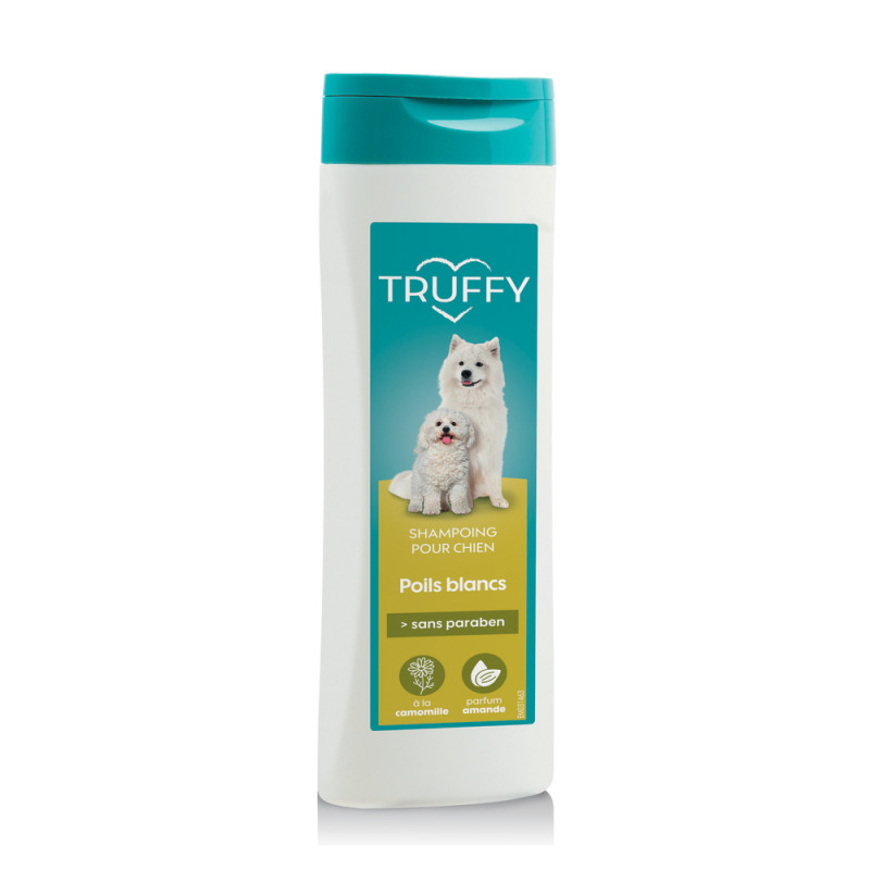 Shampoing Truffy poils blancs pour chien 250ml