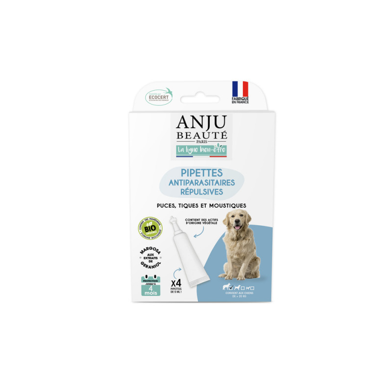 Pipettes antiparasitaires répulsives bio x4 - Chie