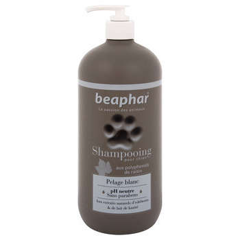 Shampooing pelage blanc pour chien : 750 ml