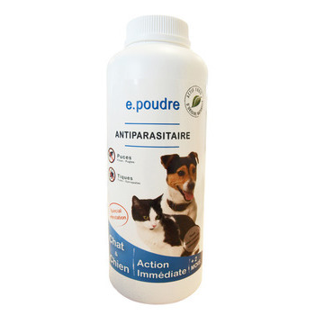 Antiparasitaire E. Poudre chien et chat : 300g