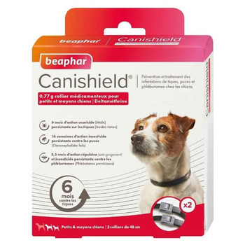 Canishield Collier Pt Chien X2