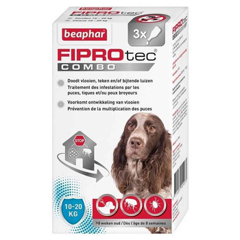 Pipettes Anti-tiques Fiprotec Combo pour Chien Moy