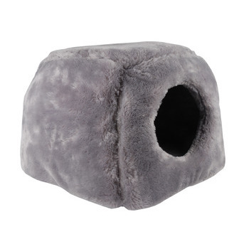 Igloo Pelty pour chat et petit chien : gris : 38x3