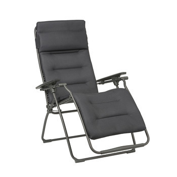 Fauteuil pliable Futura Be Comfort en acier gris -