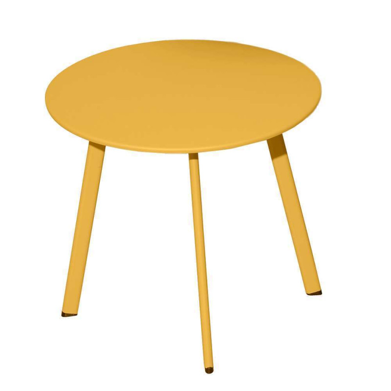 Table basse Massai miel D 45cm