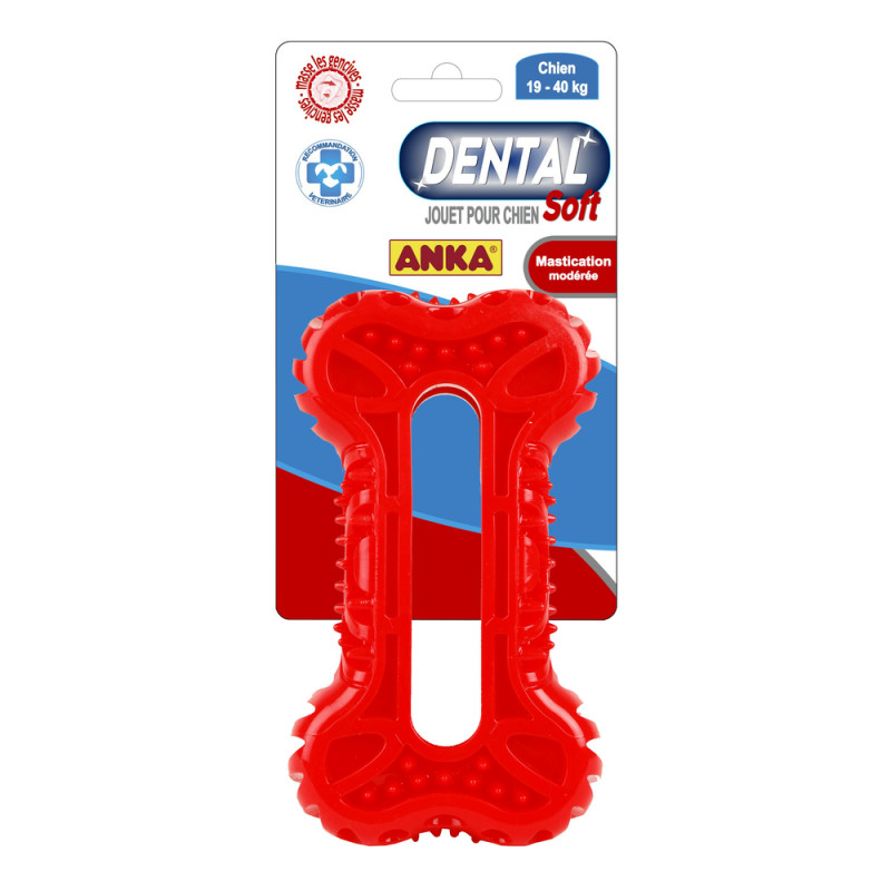Jouet pour chien Dental Soft mastication modérée ø