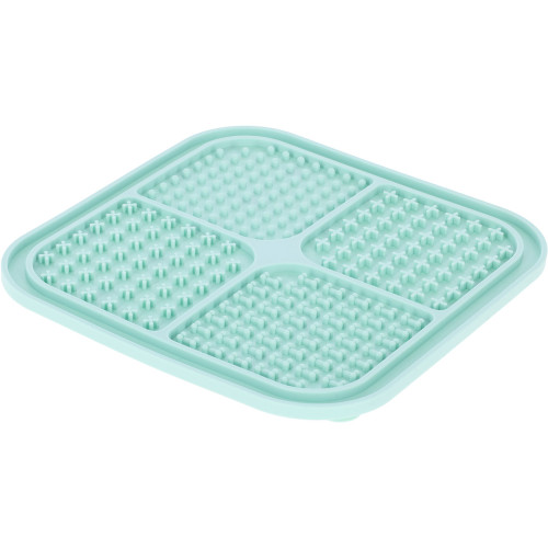 Tapis à lécher pour chien, coloris turquoise - L.