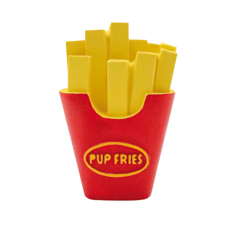 Jouet pour chien Cornet de frites en latex 11. 5x9