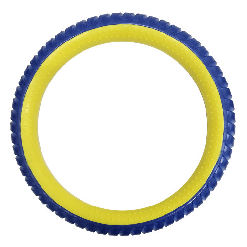 Jouet pour chien : pneu mastik bicolore - H. 25,4c