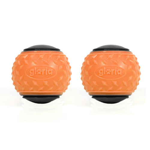 Jouet pour chien, balle méga squeaker orange/gris