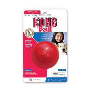Balle pour chien KONG avec trou Medium-Large :Caou